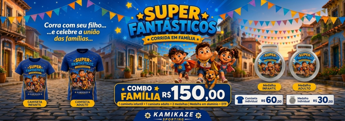 SUPER FANTASTICOS - CORRIDA VIRTUAL