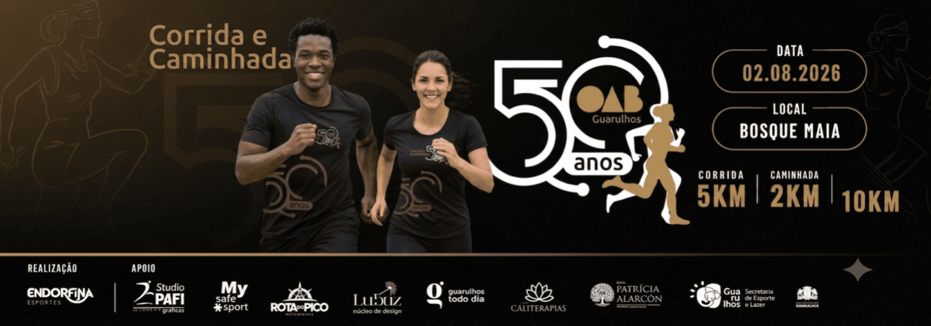 Corrida 50 Anos Oab Edição Guarulhos 2026 em Guarulhos, SP