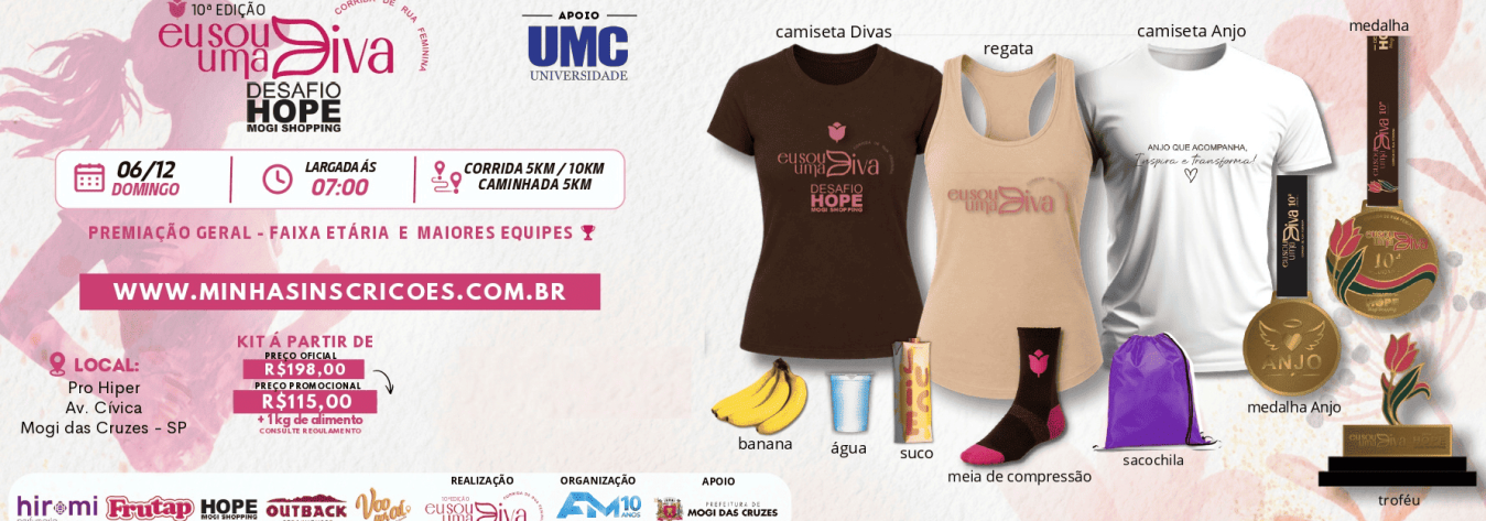 Corrida Feminina Eu Sou uma Diva